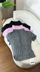 Blusa jaqueta poliamida