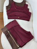 Conjunto extremo com short bolso