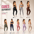 Kit 3 Calças Legging Canelada Cintura Alta | Zero Transparência, Alta Compressão e Modela Corpo