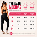 Kit 3 Calças Legging Canelada Cintura Alta | Zero Transparência, Alta Compressão e Modela Corpo